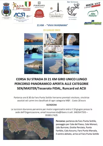 V International Stage Walking Tour - Favignana Island