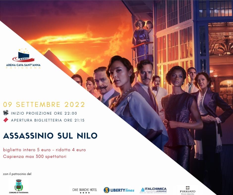 Cinema Sotto Le Stelle all'Arena Cava Sant'Anna
