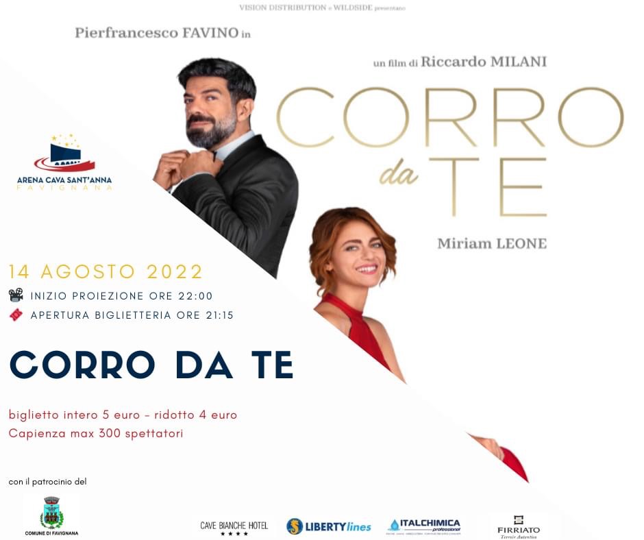 Cinema Sotto Le Stelle all'Arena Cava Sant'Anna
