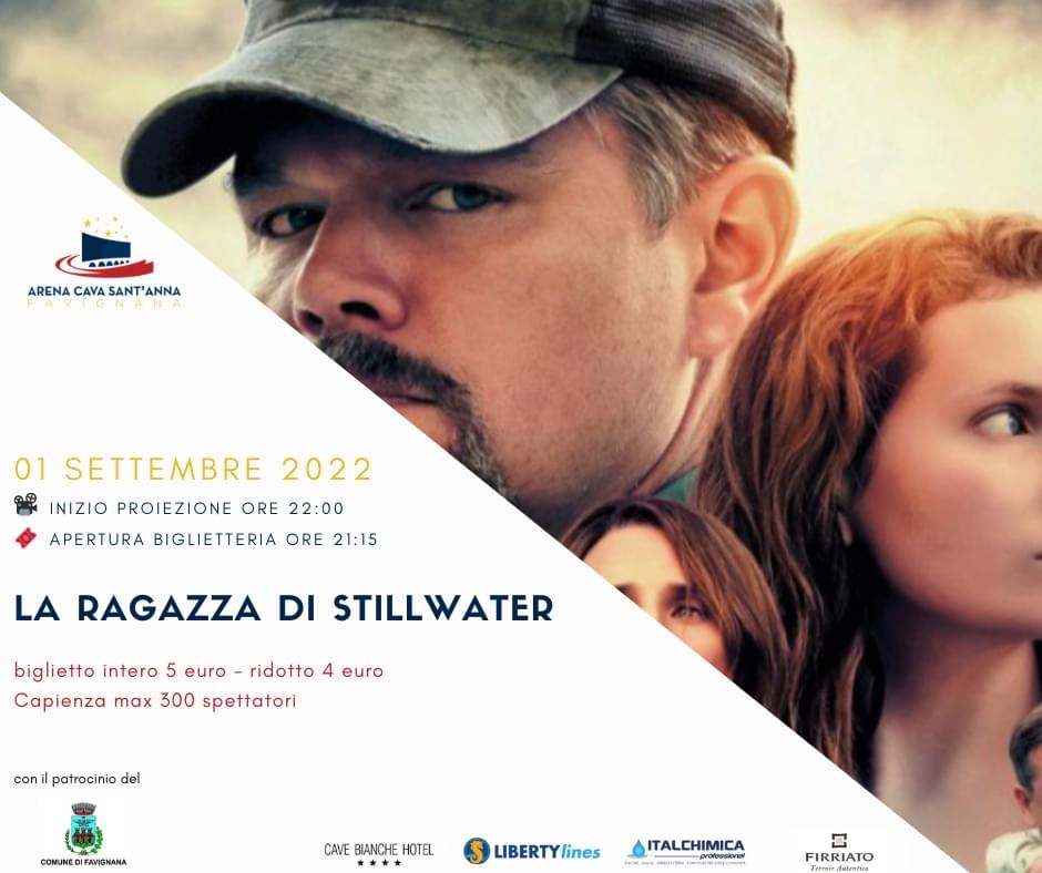Cinema Sotto Le Stelle all'Arena Cava Sant'Anna