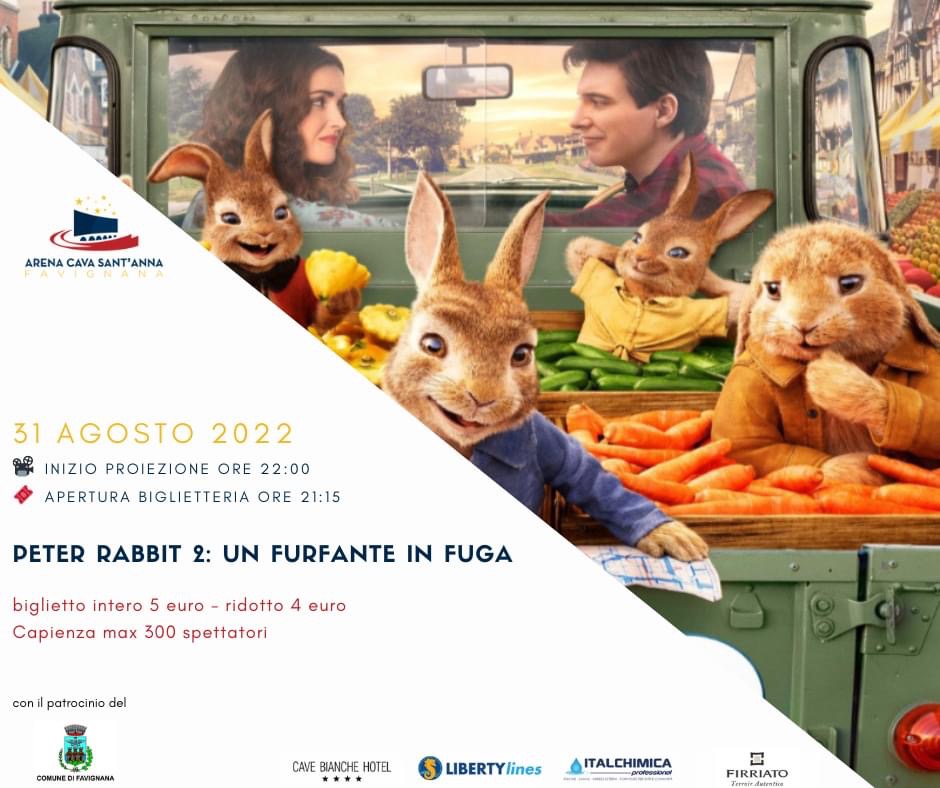 Cinema Sotto Le Stelle all'Arena Cava Sant'Anna