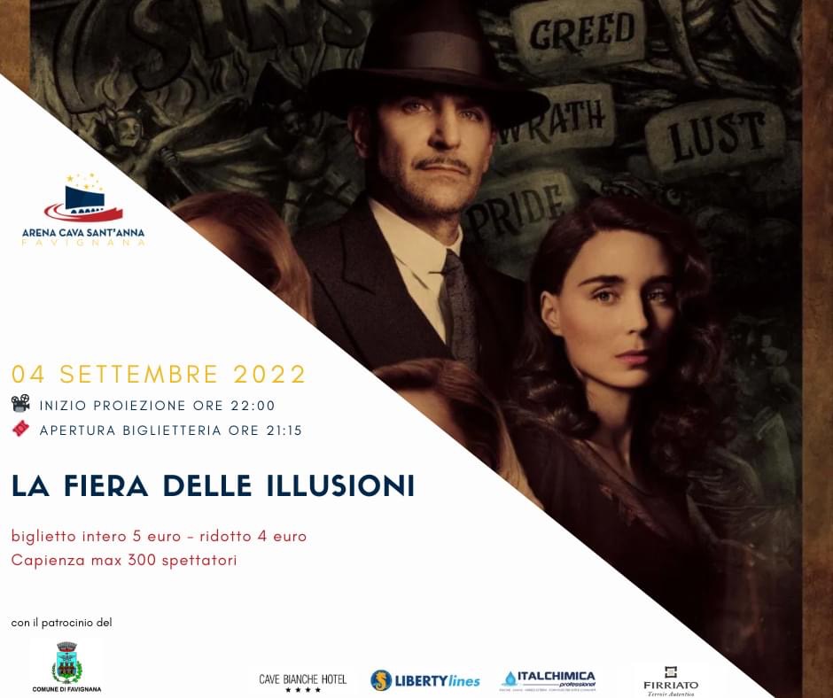 Cinema Sotto Le Stelle all'Arena Cava Sant'Anna